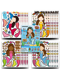 Fashion Sy Mermaid Suit Cartoon Mermaid Sticker For Kids