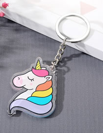 Fashion Unicorn Keychain Acrylic Unicorn Keychain