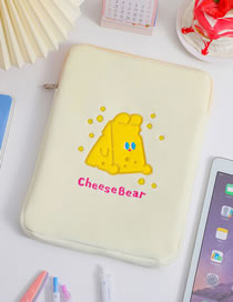 Fashion Cartoon Toast (universal 9.7-11 Inch Ipad) Cartoon Plush Tablet Storage Bag