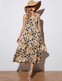 Fashion Suit Geometric Print Slip Dress