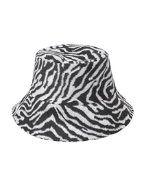 Fashion Horse Pattern-white Thick Houndstooth Leopard Fisherman Hat