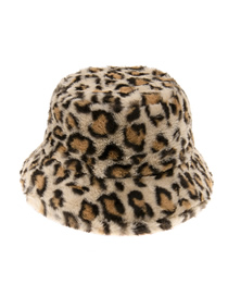 Fashion Beige Faux Mink Thick Plush Fisherman Hat