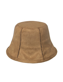 Fashion Khaki Suede Fisherman Hat