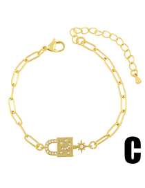 Fashion C Chain Letter Love Bracelet