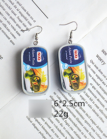 Fashion Can Simulation Daily Necessities Fun Shampoo Shower Gel Toothpaste Geometric Earrings