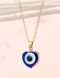 Fashion Eye Necklace Love Resin Alloy Pendant Earrings Necklace
