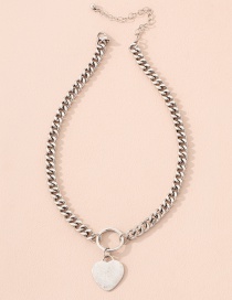 Fashion Love Love Thick Chain Alloy Necklace