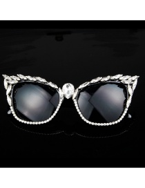 Gafas De Sol De Diamantes De Imitación De Ojo De Gato
