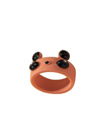Fashion Brown Metal Frog Ring