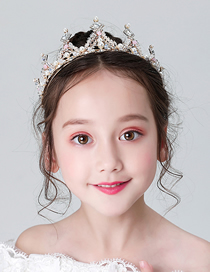 Fashion 1#model Crown Children's Diamond Pearl Crown