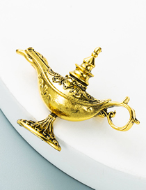 Fashion Gold Color Alloy Plating Magic Lamp Brooch