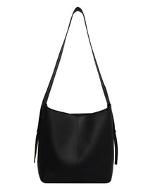 Fashion Black Large Capacity Broadband Shoulder Bag