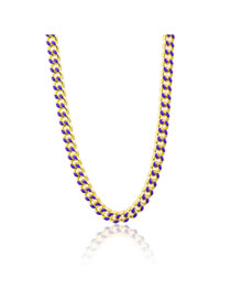 Fashion Purple Chain Titanium Steel Thick Chain Necklace