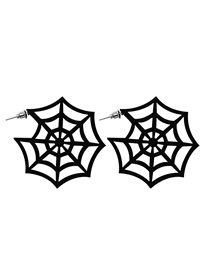 Fashion Spider Web Acrylic Sheet Ghost Spider Skull Bat Earrings