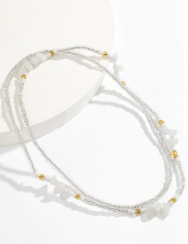 Fashion One White Rice Beads Beaded Body Chain