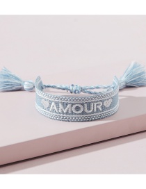 Fashion Amour Braided Letter Bracelet