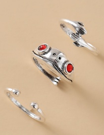 Fashion Suit Alloy Frog Open Ring Set