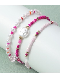 Fashion Set-4 Mixed Color Rice Beads Irregular Beaded Bracelet