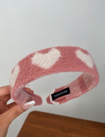 Fashion Pink Cashmere Love Headband