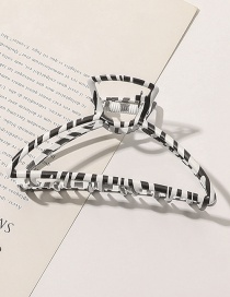 Fashion Semicircle Alloy Zebra Grab Clip