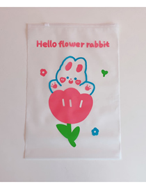 Fashion Flower Rui Rui Rabbit (medium) Cartoon Printed Clothing Sealed Bag