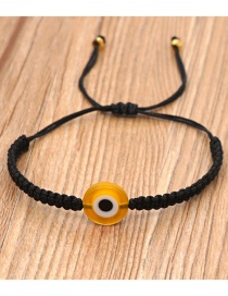 Fashion 7# Braided Round Eye Bracelet