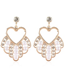 Fashion 8# Alloy Diamond Geometric Stud Earrings