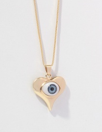 Fashion Ash Alloy Pentagram Eye Necklace