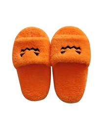 Fashion Orange Pumpkin Shoes Plush Pumpkin Slippers