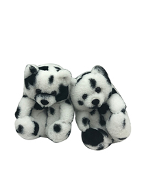 Fashion Cow Color Children's Plush Teddy Bear Slippers