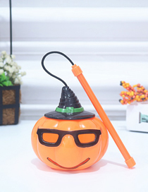 Fashion Halloween Emoji Light--glasses (with Light And Sound) (with Electronics) Halloween Portable Pumpkin Lantern