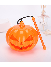 Fashion Halloween Hollow Pumpkin Lantern Large (with Electronics) Halloween Portable Pumpkin Lantern