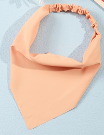 Fashion Orange Fabric Elastic Triangle Headband