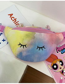Fashion Color 4 Children S Smiley Rainbow Glitter One-shoulder Small Chest Bag
