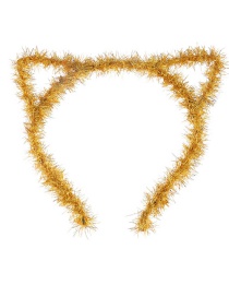 Fashion Yellow Plush Cat Ear Headband