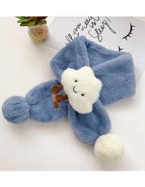 Fashion Blue Clouds[thickened Version] Children's Cartoon Cloud Scarf Collar (about 6 Months-8 Years Old)