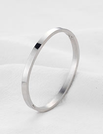 Fashion Steel Color Galvanized Non-fading Glossy Bracelet