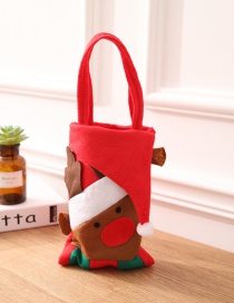 Fashion Elk Christmas Tote Bag