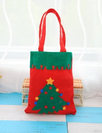 Fashion Christmas Tree Gift Bag Christmas Print Candy Bag
