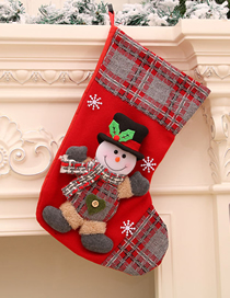 Fashion Snowman Christmas Three-dimensional Cartoon Socks