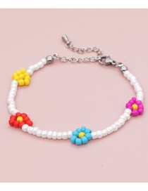 Fashion Color Mi-beaded Beaded Loan Bracelet