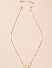 Fashion 2005 Alloy Number Necklace