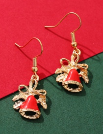 Fashion Bell Alloy Dropper Christmas Series Earrings