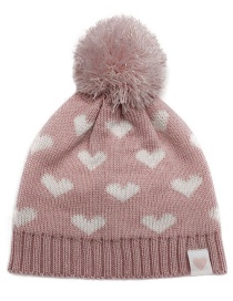 Fashion Plus Size Hat Love Printed Knitted Hat