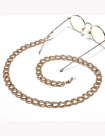 Fashion Gold Color Metal Color-preserving Threaded Chain Glasses Chain