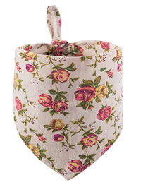 Fashion Rose Flower Flower Print Bandage Triangle Saliva Towel