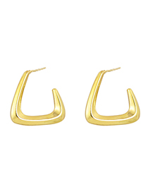 Fashion Geometry Copper Geometric Earrings