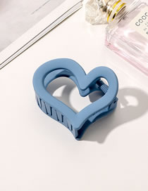 Fashion Fog Blue Frosted Love Clip