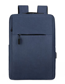 Fashion Blue Oxford Bra Chain Shoulder Computer Bag