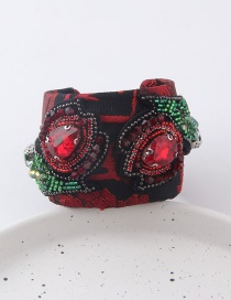 Fashion Bracelet Fabric Diamond-studded Rice Bead Bracelet